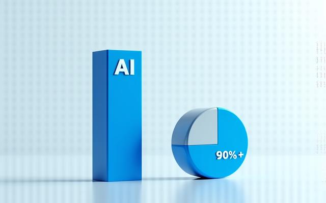 Bar chart illustrating improved accuracy rates of AI diagnostics.