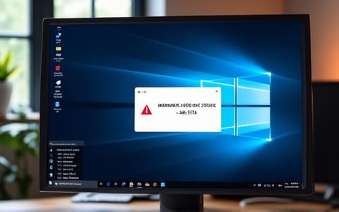 Image showing a notification pop-up with a predictive failure alert on a computer screen.