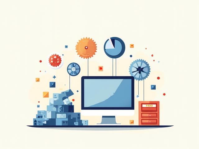 Illustration of common PC performance bottlenecks like full storage and too many startup programs
